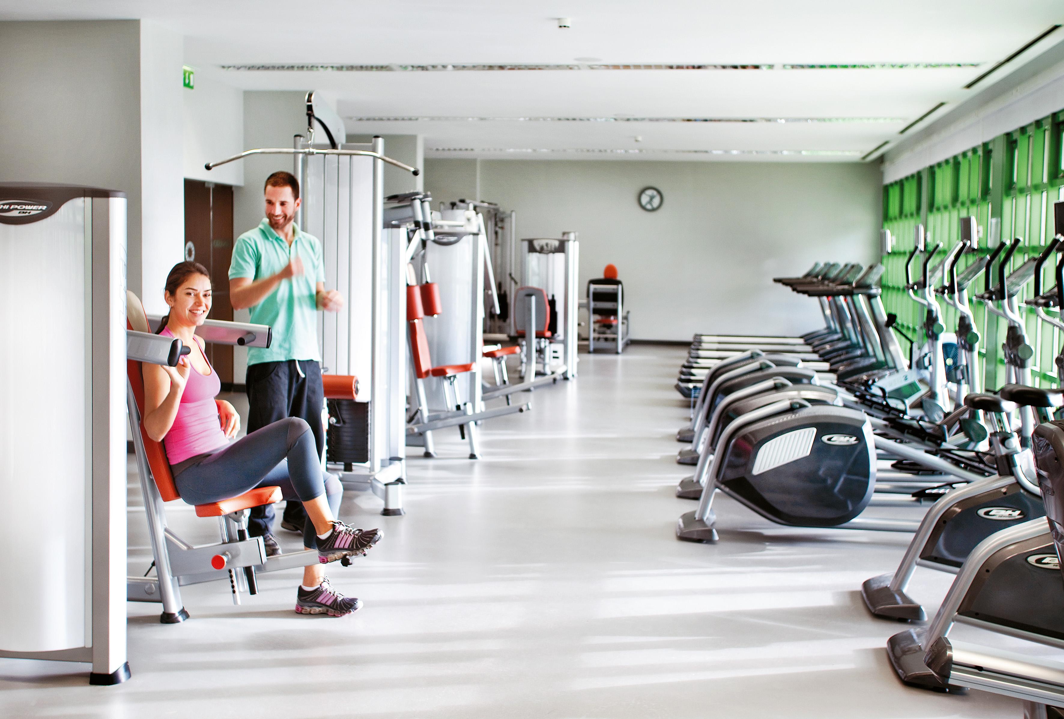 Hotel Solverde Spa And Wellness Center Vila Nova de Gaia Zařízení fotografie The gym at the hotel